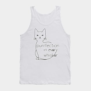 Cat Lover - Purrfection In Every Whisker Tank Top